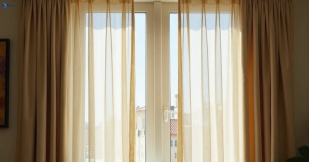 Dull dusty drapes in armstrong-creek-vic before professional cleaning